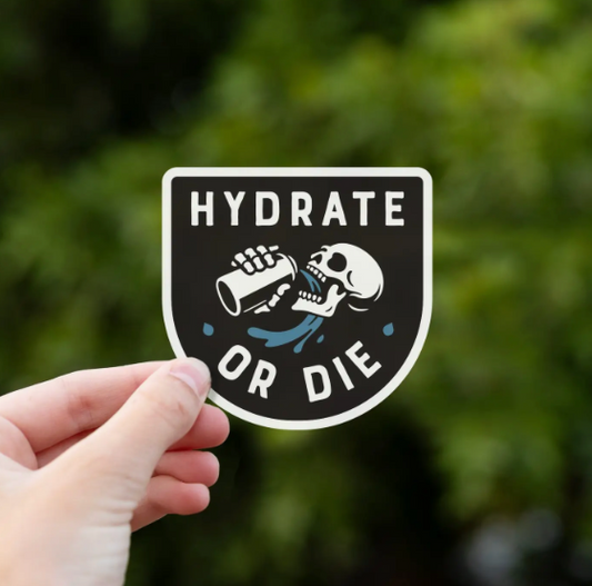 Squatchy- Hydrate or Die Sticker