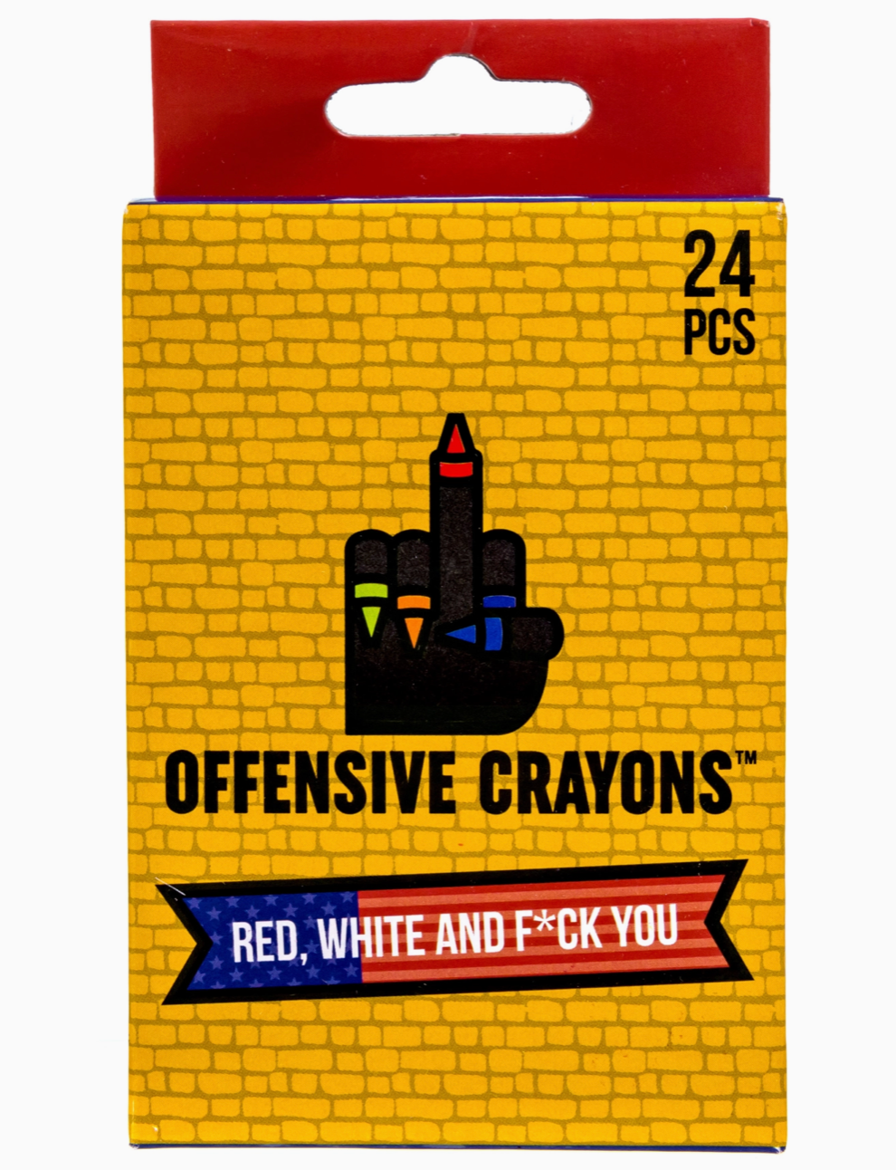 MilkToast- Political Offensive Crayons: "Red, White, and F*Ck You"