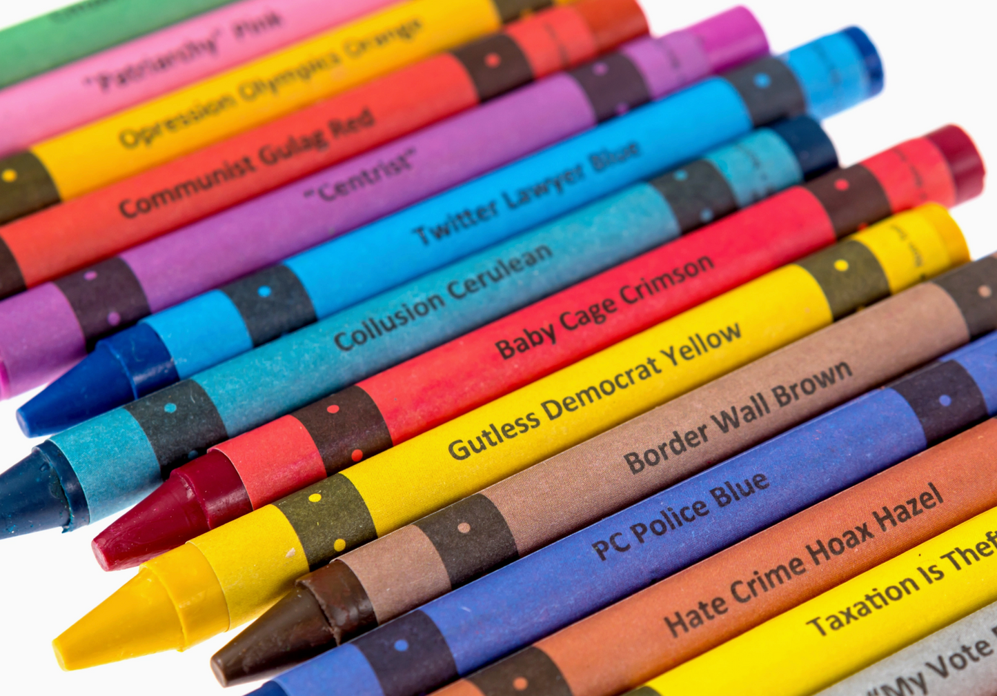 MilkToast- Political Offensive Crayons: "Red, White, and F*Ck You"