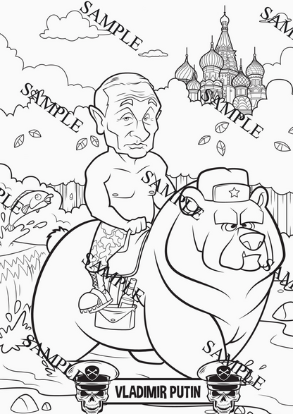 MilkToast- Happy Little Dictators Coloring Book