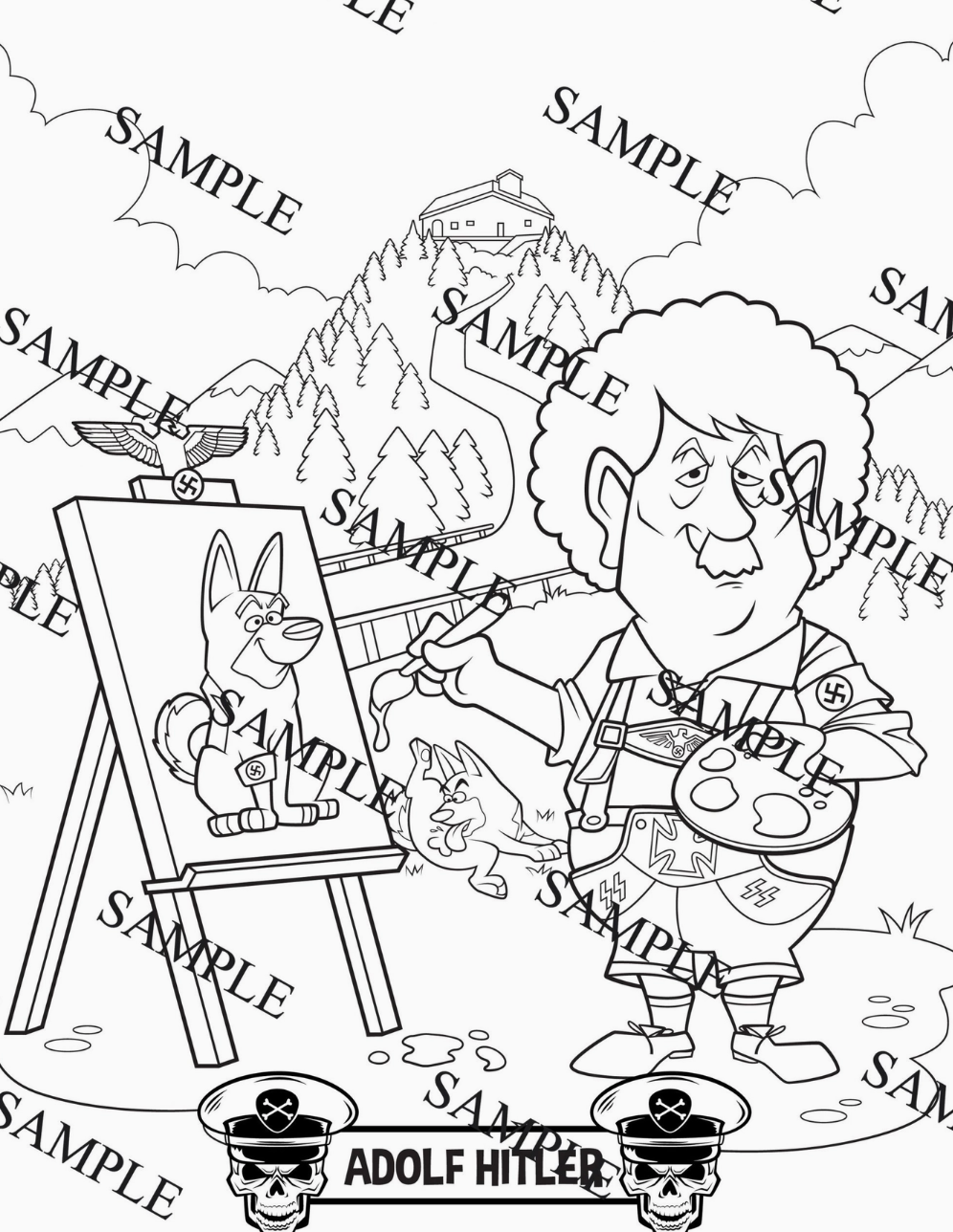 MilkToast- Happy Little Dictators Coloring Book