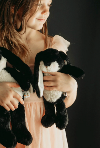 Bunnies by the Bay- Wee 8" Nibble Bunny- Black
