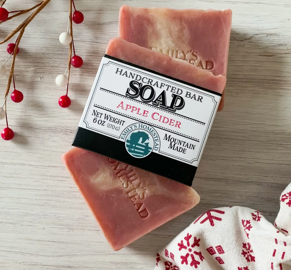 Emily's Homestead- Apple Cider Soap