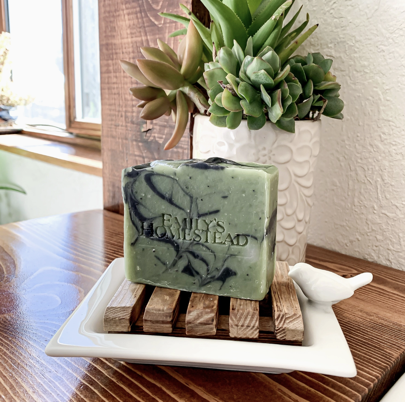 Emily's Homestead- Cucumber Oak Soap