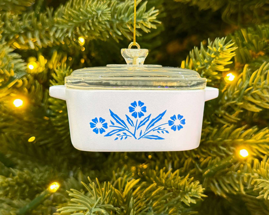 Twinkltoast- Retro Ornaments- Mini Cornflower Casserole Dish