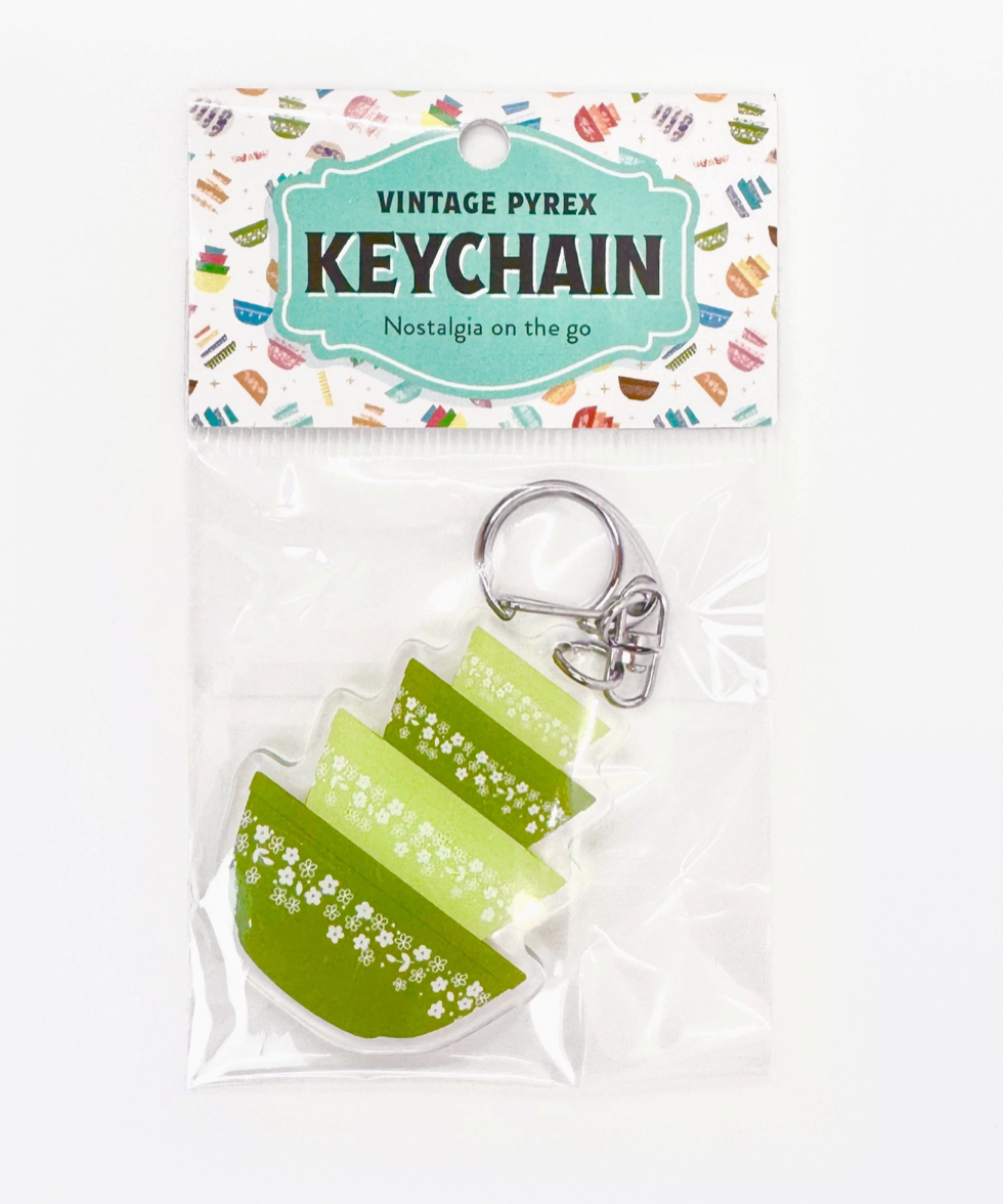 Twinkltoast- Acrylic Keychain- Mini Pyrex Bowl