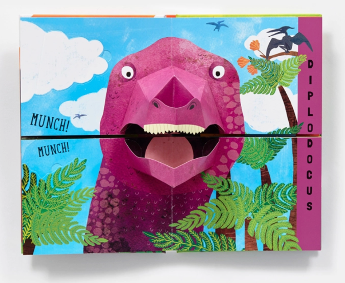 Abrams- Flip Flap Snap! Dinosaurs: A Pop-Up Board Book