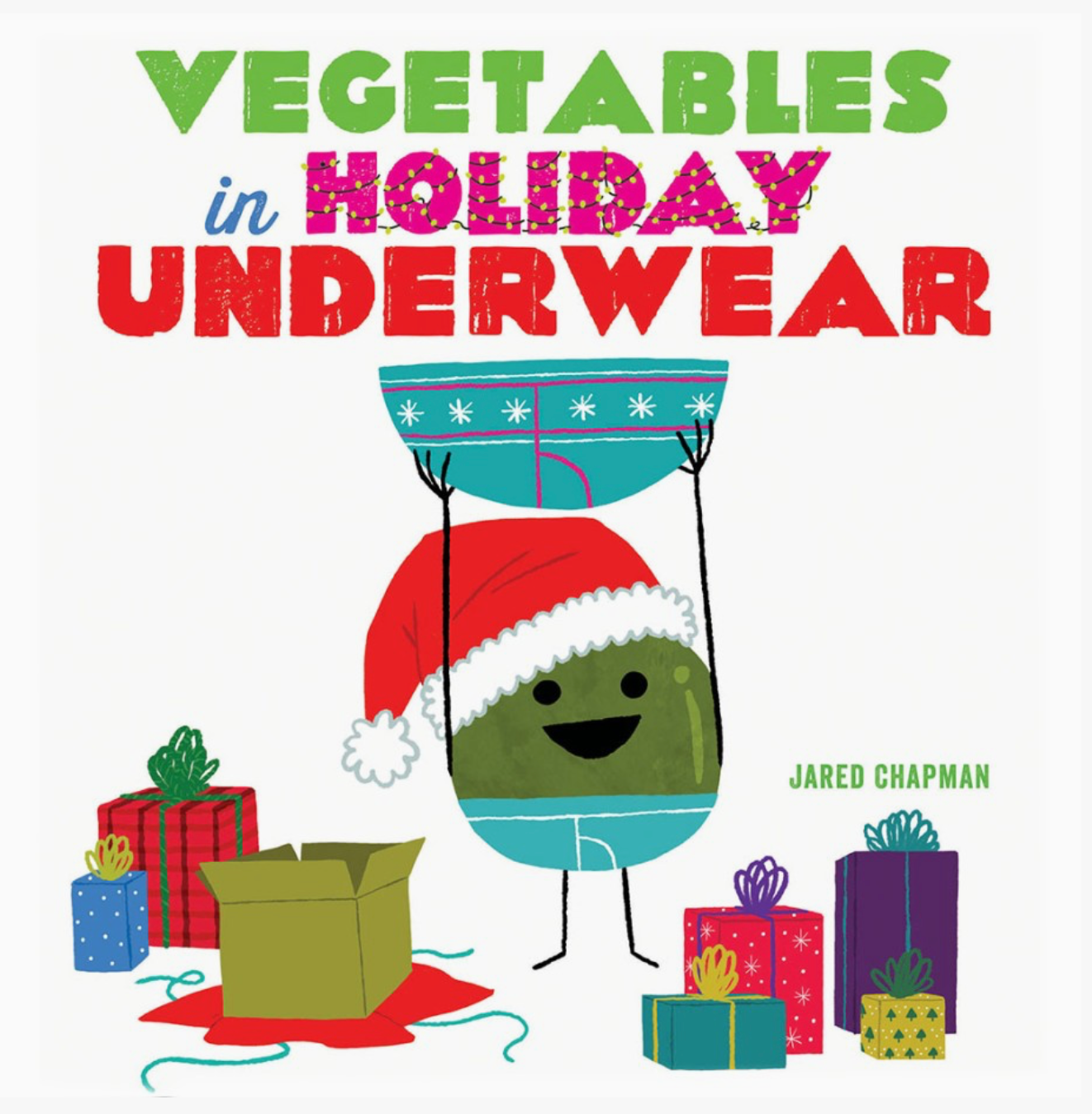 Abrams- Vegetables in Holiday Underwear