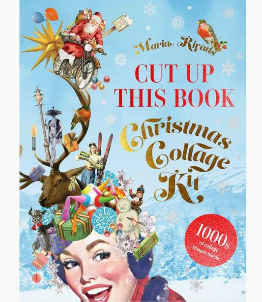 Abrams- Cut Up This Book: Christmas Collage Kit