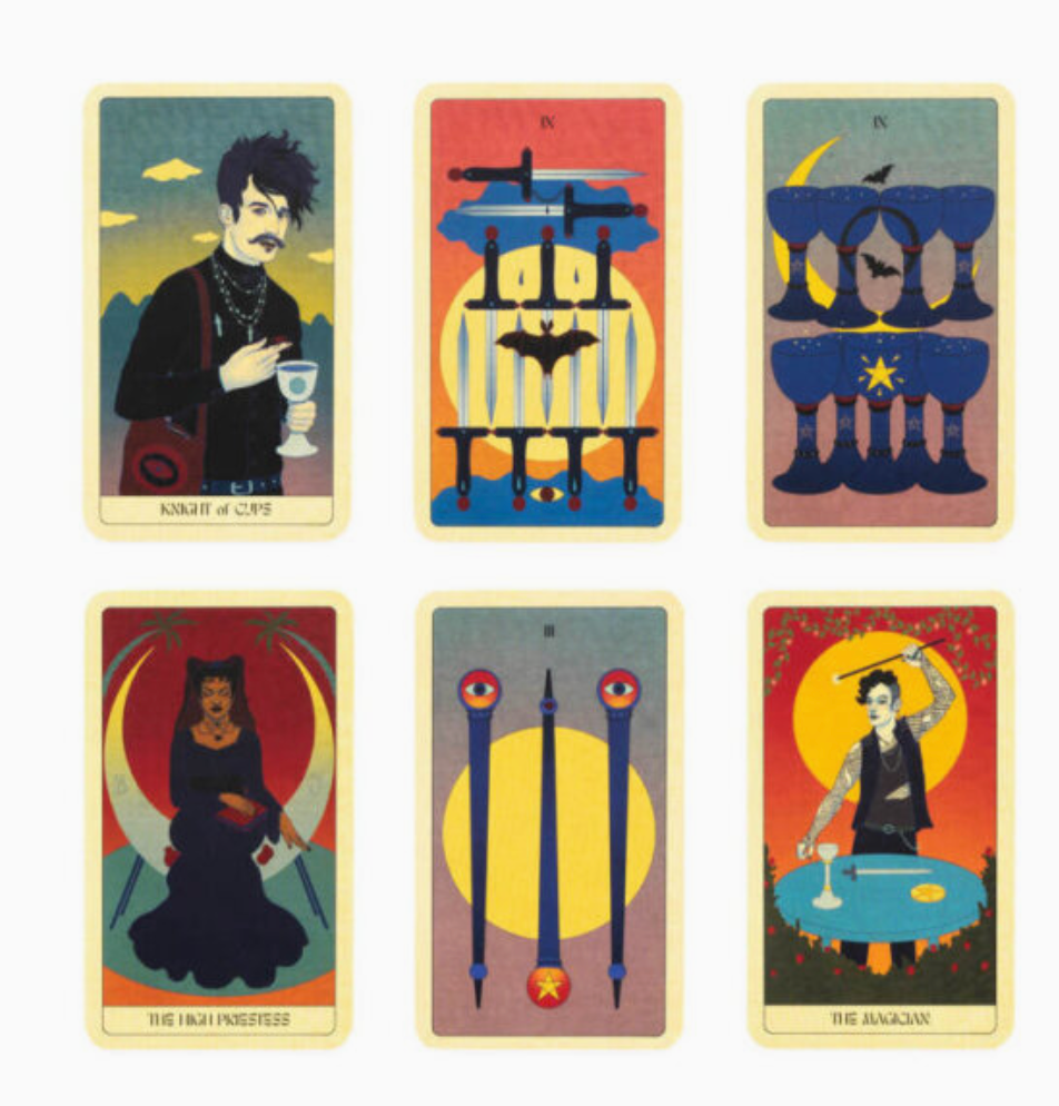 Abrams- The Modern Goth Tarot Deck