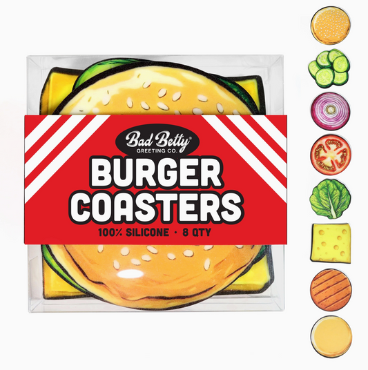 Bad Betty- Burger Coaster Set