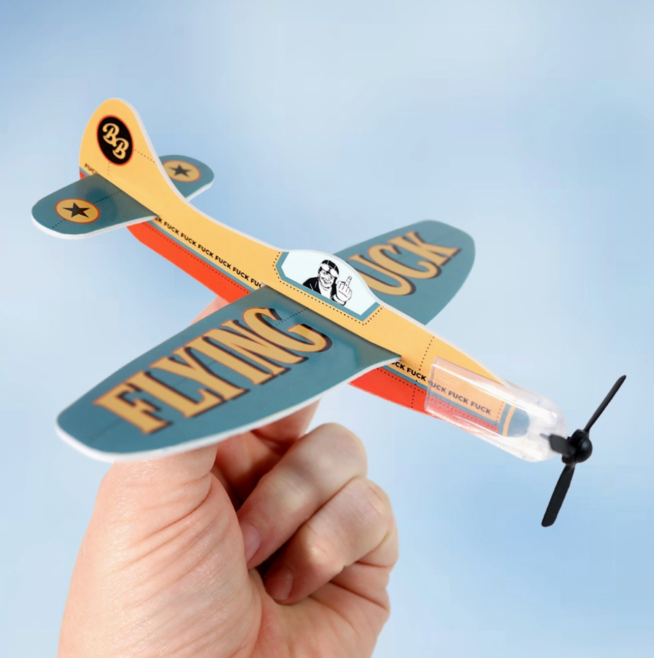 Bad Betty- Novelty Toy Foam Glider Flying Fuck