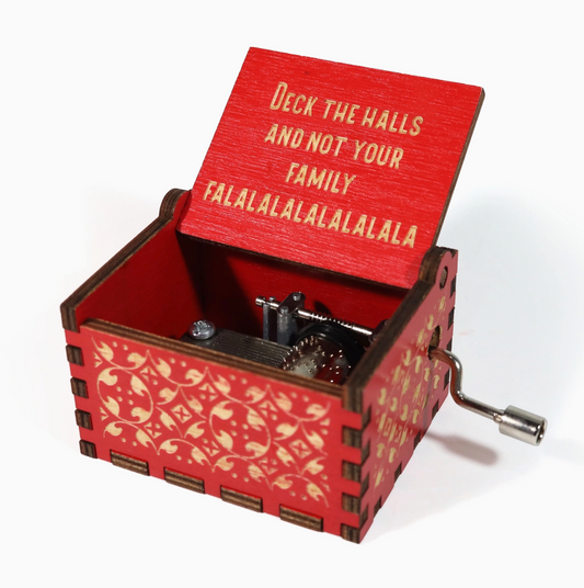 Bad Betty- "Deck the Halls" Hand Crank Music Box