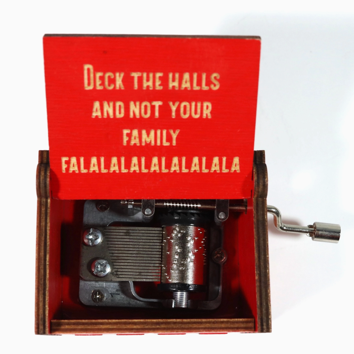 Bad Betty- "Deck the Halls" Hand Crank Music Box