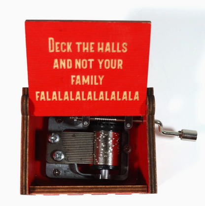Bad Betty- "Deck the Halls" Hand Crank Music Box