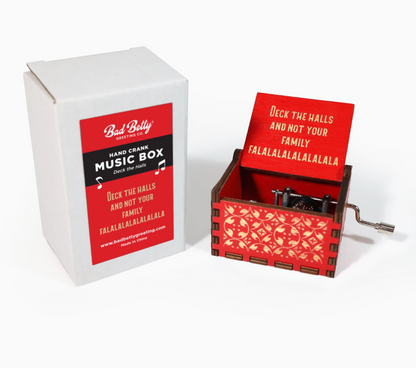 Bad Betty- "Deck the Halls" Hand Crank Music Box