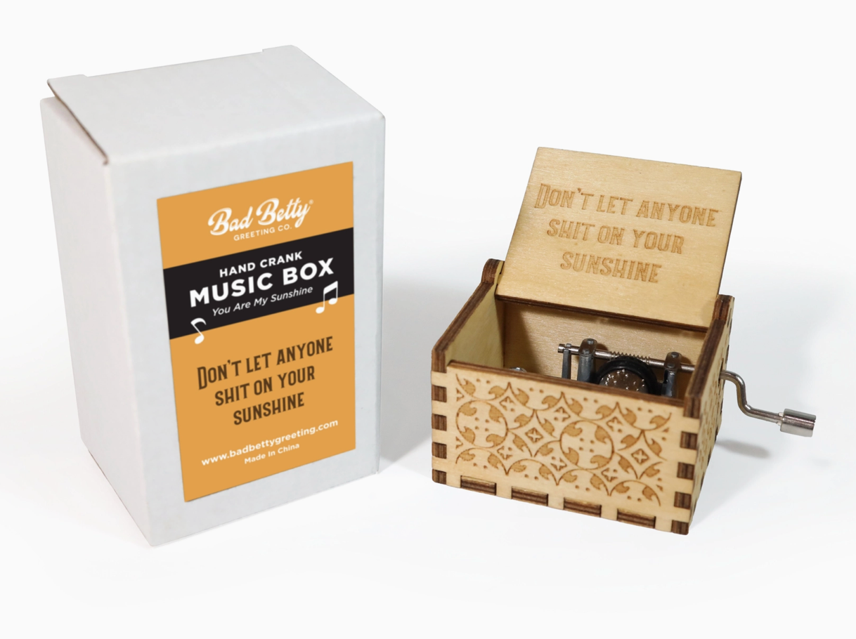 Bad Betty- "You Are My Sunshine" Hand-Crank Music Box