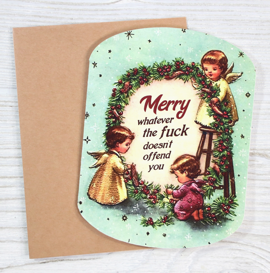 Bad Betty- Holiday Card- Merry Whatever Doesn't Offend You
