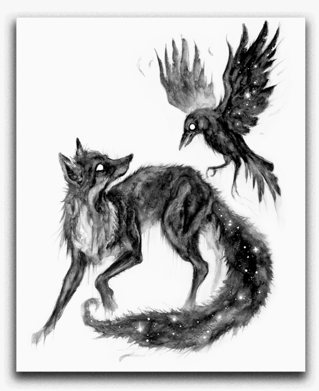 Brian Serway- Art Prints- "The Fox and The Crow"