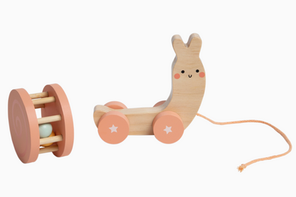 Pearhead- Pull Along Wooden Snail
