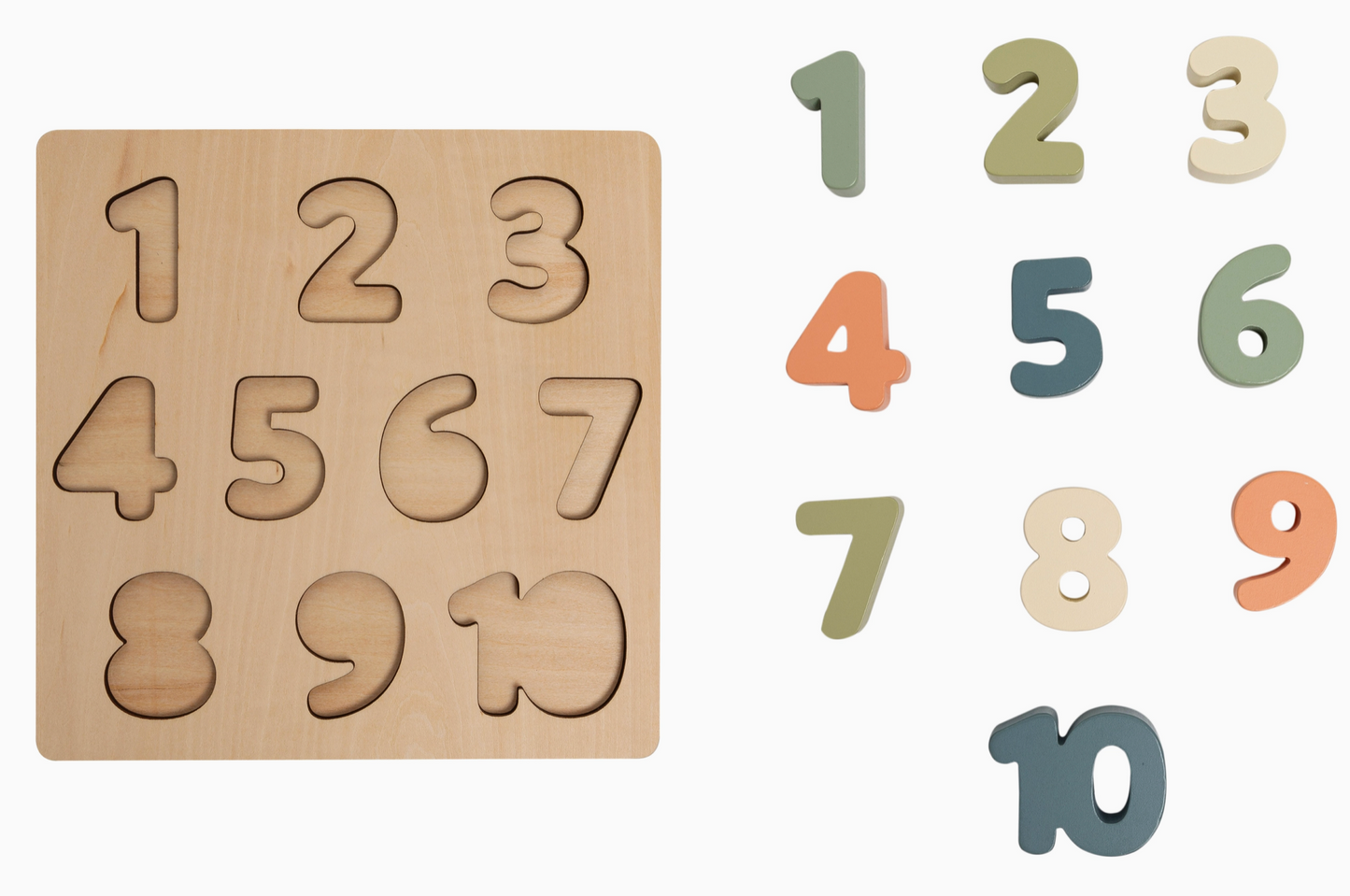 Pearhead- Wooden Numbers Puzzle
