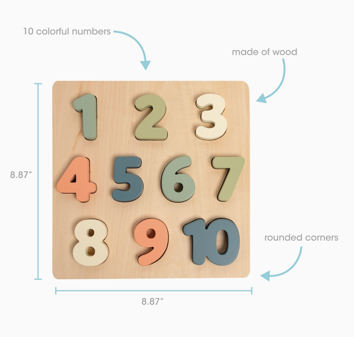 Pearhead- Wooden Numbers Puzzle