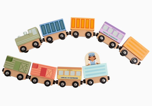 Pearhead- Wooden Train Set