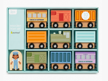 Pearhead- Wooden Train Set