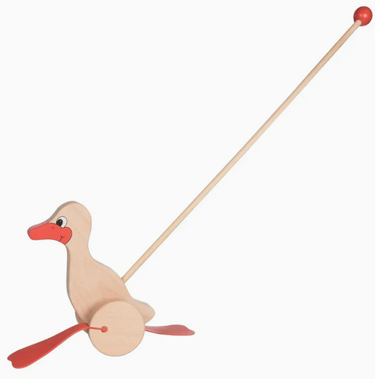 Goki- Push Along Duck