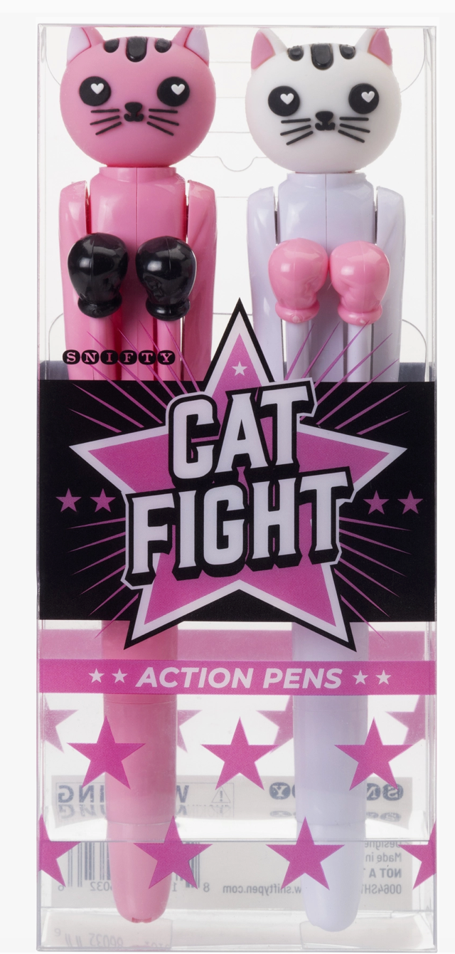 Snifty- Cat Fight Action Pen Set