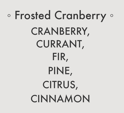 Splash N Go Farm Candles- Frosted Cranberry