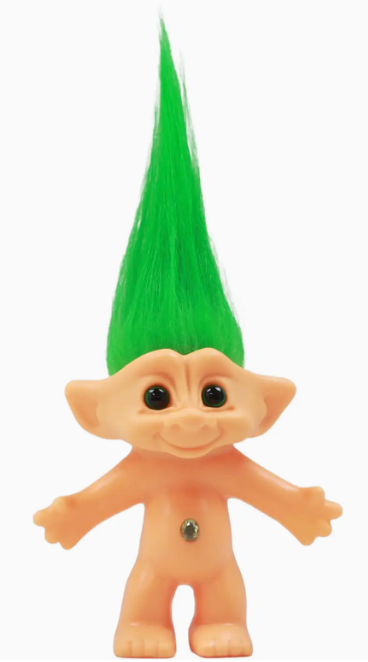 Square Deal- 8" Fancy Troll Dolls