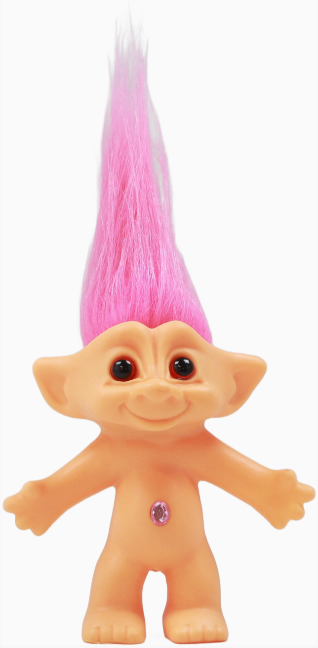 Square Deal- 8" Fancy Troll Dolls