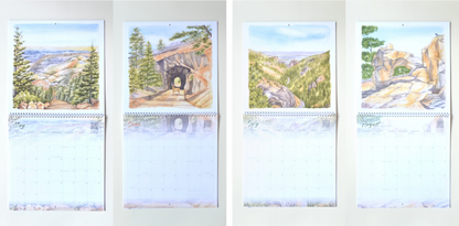 Ivywild Studio- 2027 Colorado Springs The Great Outdoors Wall Calendar