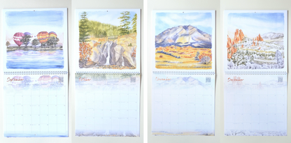 Ivywild Studio- 2027 Colorado Springs The Great Outdoors Wall Calendar