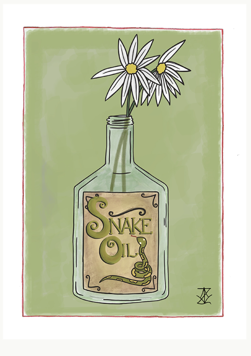 VanZayton Arts-  Snake Oil 8x10 Print