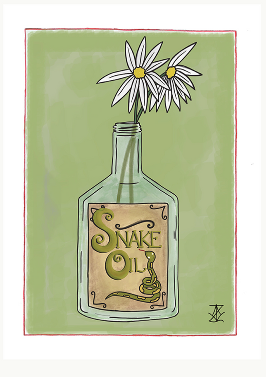 VanZayton Arts-  Snake Oil 8x10 Print