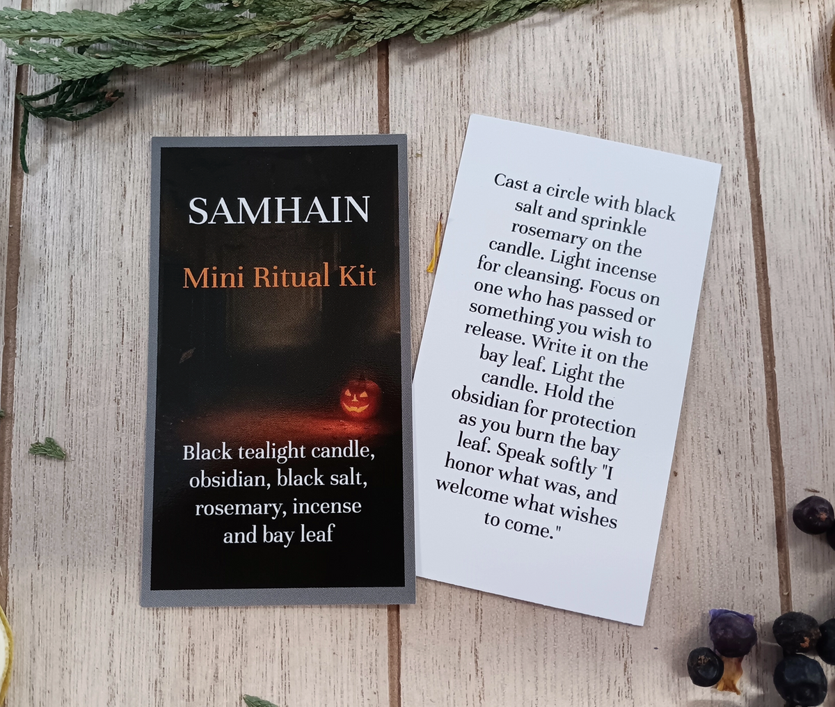 Elemental Earth Shop Mini Samhain Ritual Kit