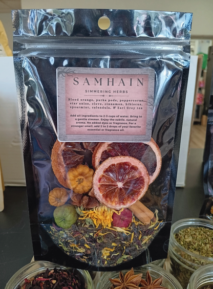 Elemental Earth Shop Samhain Simmering Herbs