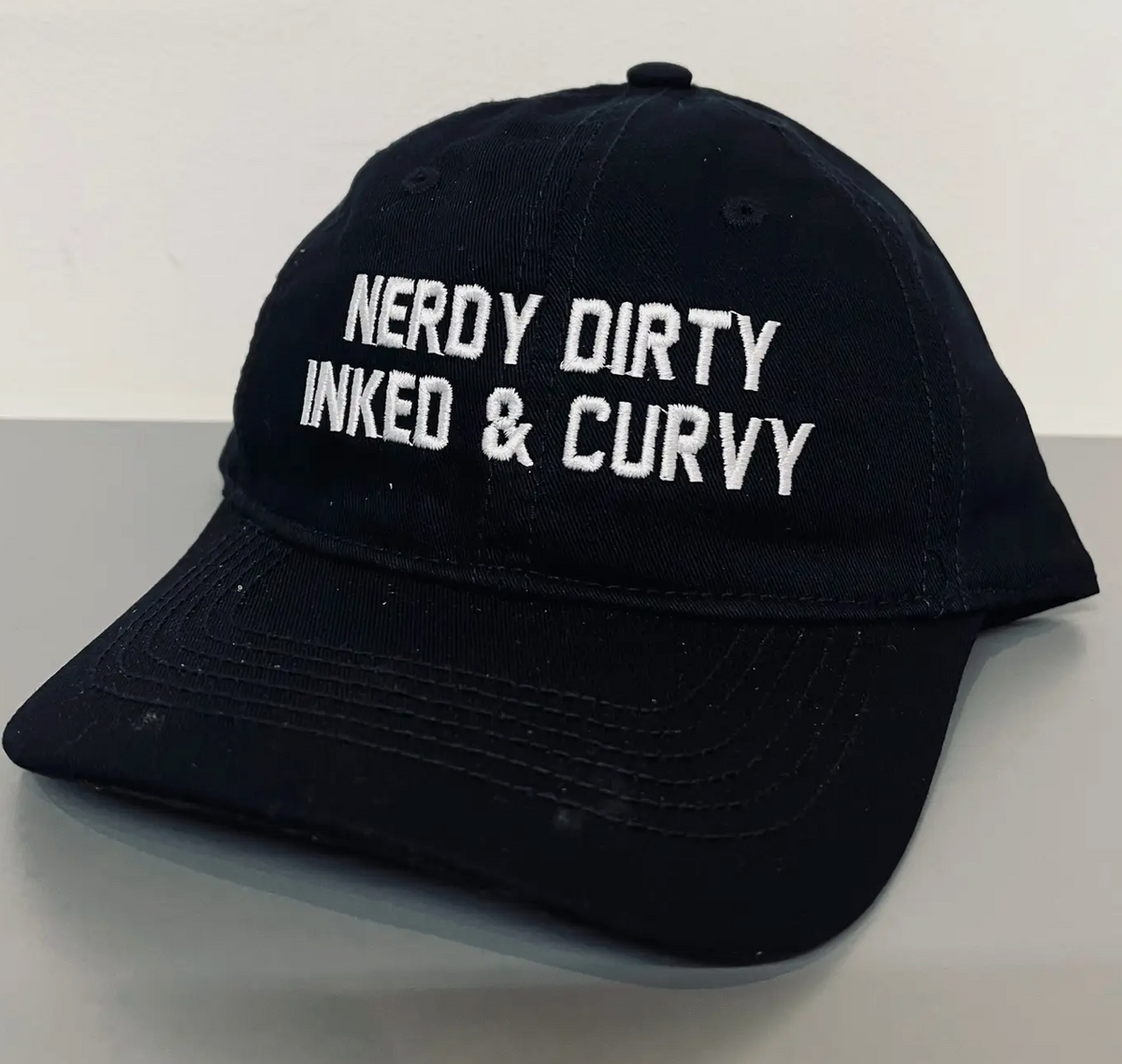 Witchwood Bags-Nerdy Dirty Inked & Curvy Embroidered Dad Hat