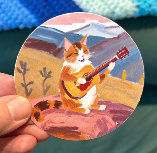 The Sun's Recipe- Colorado Cats Sticker