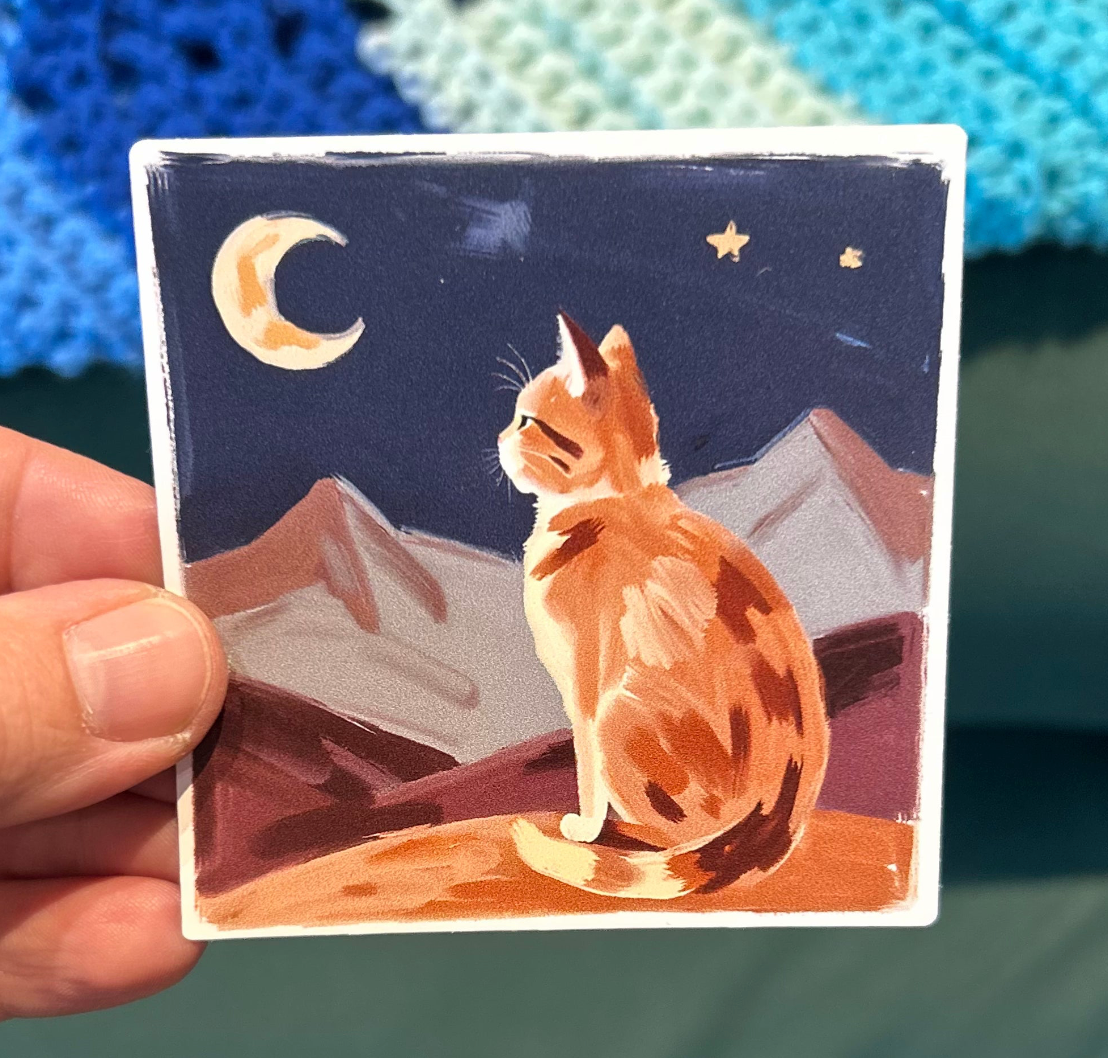 The Sun's Recipe- Colorado Cats Sticker