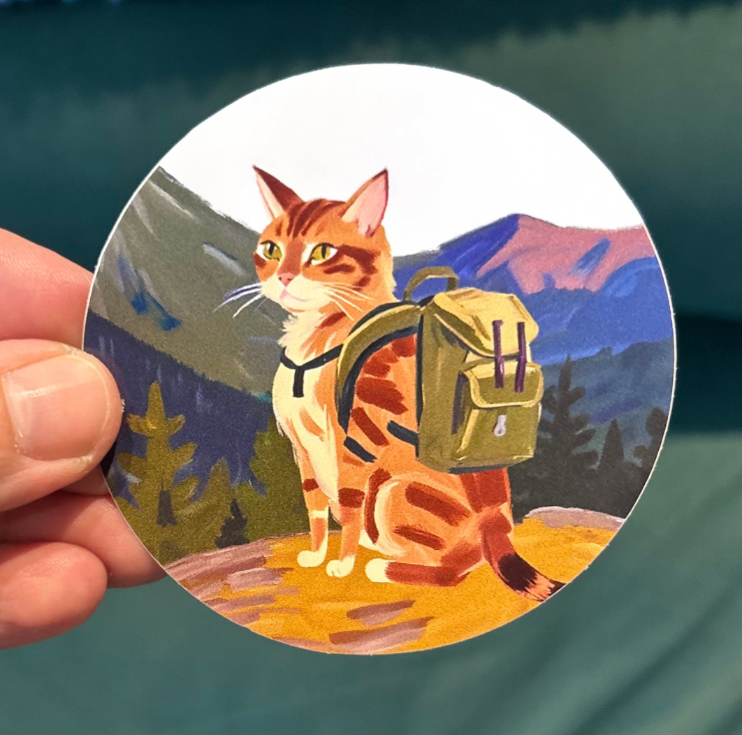 The Sun's Recipe- Colorado Cats Sticker