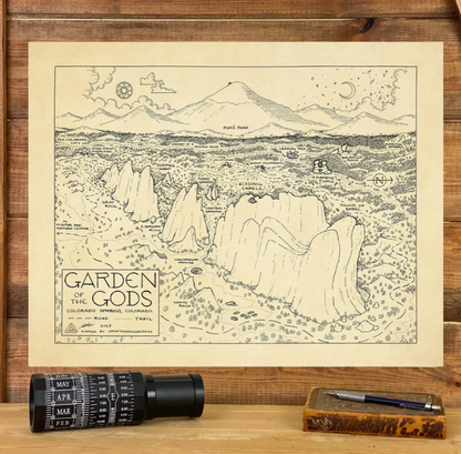 Cryptocartography- Colorado Cryptocartography Postcards
