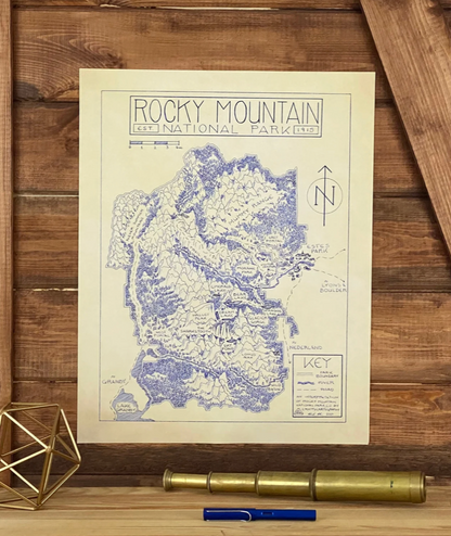 Cryptocartography- Colorado Cryptocartography Postcards