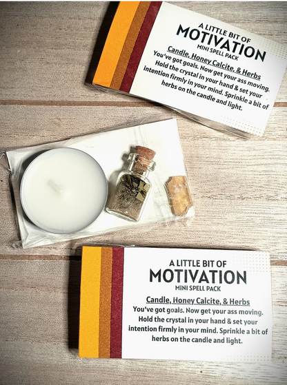 Elemental Earth Shop Intention Mini Spell Packs
