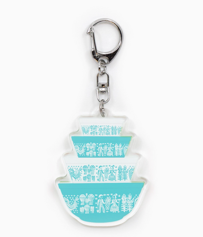 Twinkltoast- Acrylic Keychain- Mini Pyrex Bowl