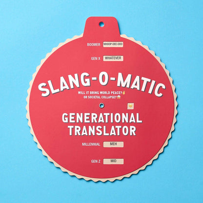 Dissent Pins- Slang-O-Matic Generational Translator