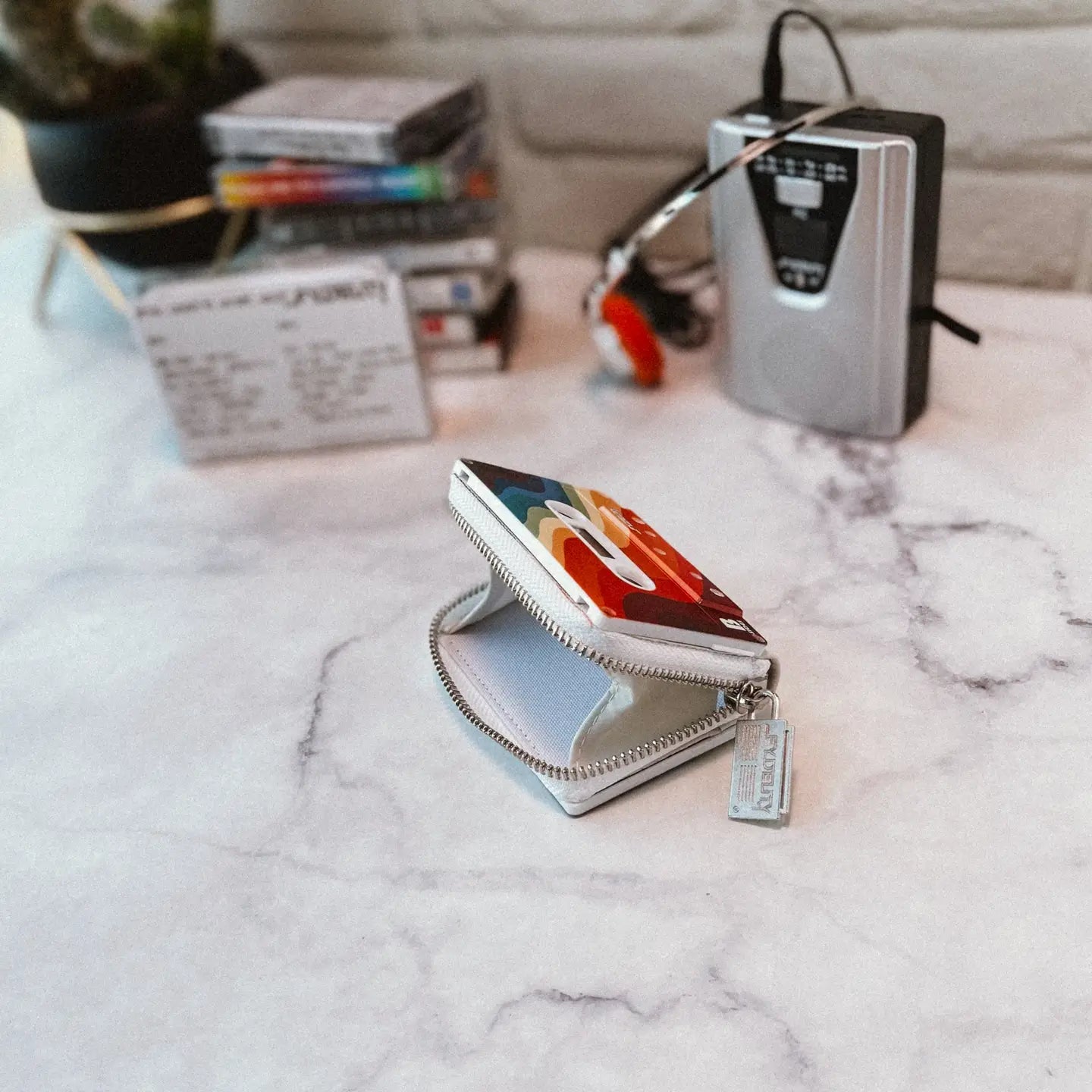 Fydelity- Retro Cassette Wallet | 80s Card Holder Coin Purse