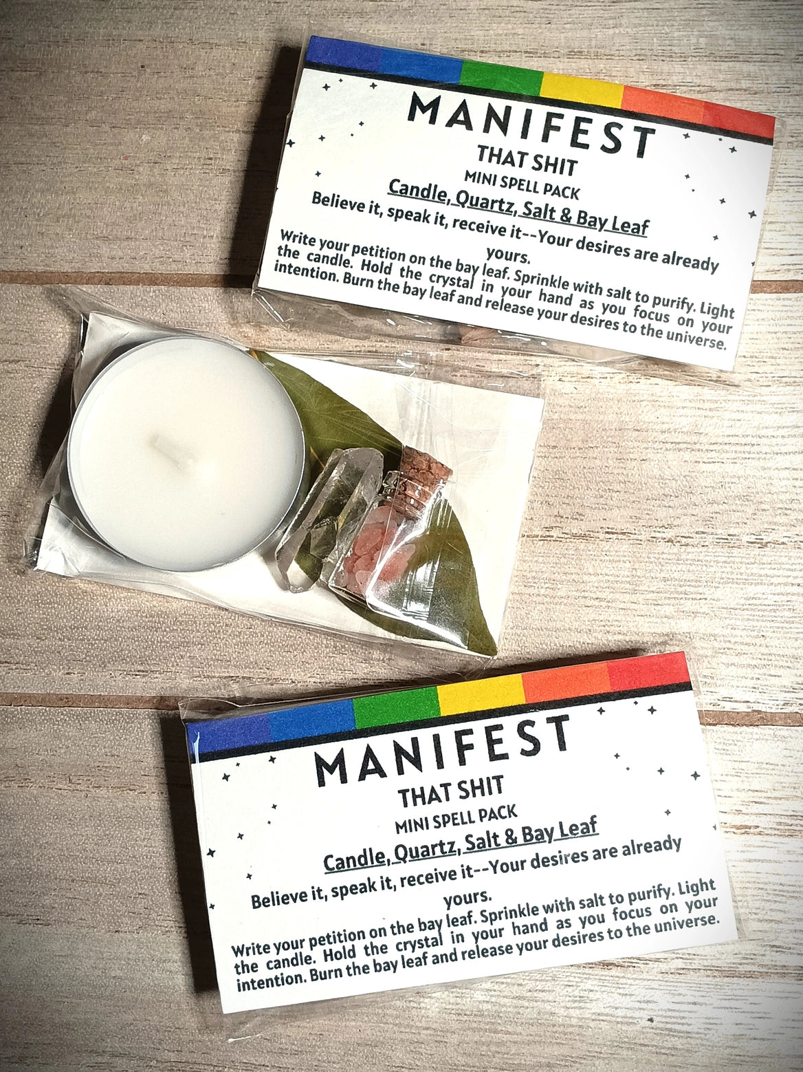 Elemental Earth Shop Intention Mini Spell Packs